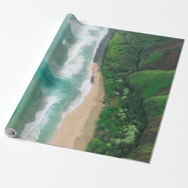 Papier Cadeau Cool Seascape (Déroulé)