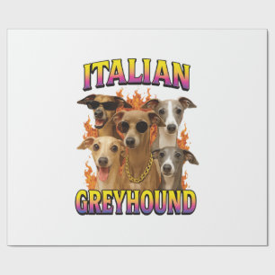 Papier Cadeau Copie Lévrier Italien