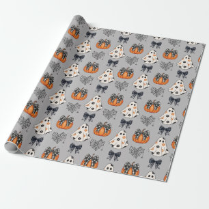 Papier Cadeau Coquette Halloween Charme
