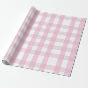 Papier Cadeau Coquette Pink Plaid