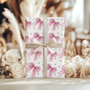 Papier Cadeau Coquette rose étincelle 1ère