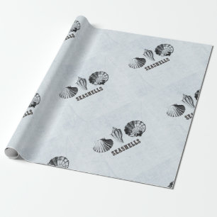 Papier Cadeau Coquillages Anciens