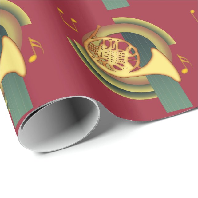 Papier Cadeau Cor de harmonie de Deco (Coin rond)