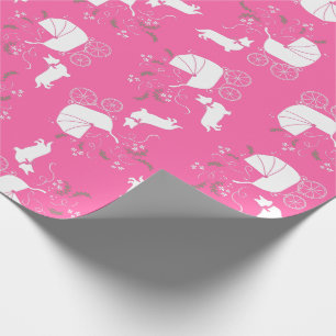 Papier Cadeau Corgi Dog Baby shower Puppy Grey Pembroke