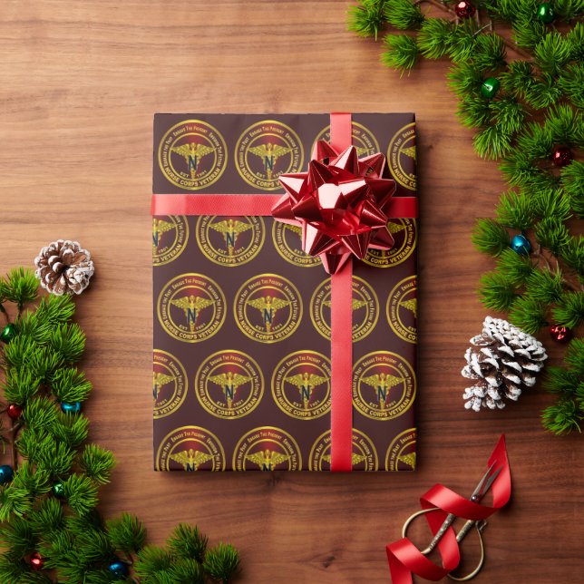 Papier Cadeau Corps infirmier  (Cadeau de vacances)