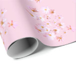 Papier Cadeau Cosmos Collage<br><div class="desc">Collage of purity cosmos in pink perfect for any gift.</div>