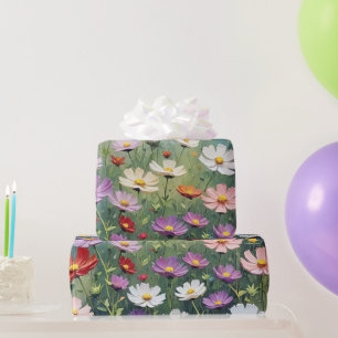 Papier Cadeau Cosmos Meadow Abstrait