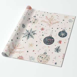 Papier Cadeau Costume de Noël