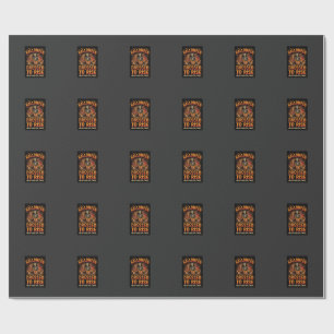 Papier Cadeau Costume de Réveil de Cimetière d'Halloween