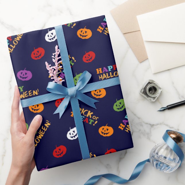 Papier Cadeau Costume d'Halloween garçon fête d'anniversaire  (Cadeaux)