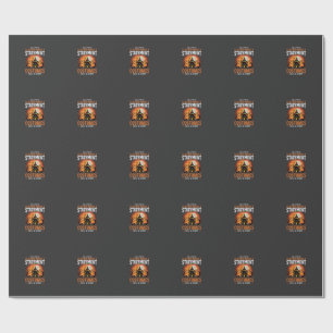 Papier Cadeau Costumes d'Halloween racontent une histoire Maison