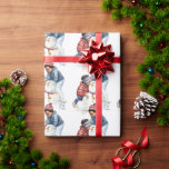 Papier Cadeau Cosy Christmas Snowman<br><div class="desc">Titre : "Noel Noir : African American Wrapping Paper - Celebrate with Style!" "Noel Noir" - Noir Noël Enveloppez vos cadeaux dans l'esprit de joie et d'élégance avec notre Noel Noir African American Wrapping Paper. Embrassez la magie de la saison des Fêtes, ce joli enveloppement cadeau capte l'essence de Noël...</div>