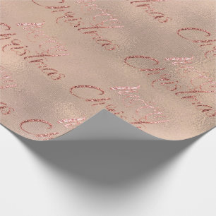 Papier Cadeau Cottage en ivoire de toile de jute d'or de rose de