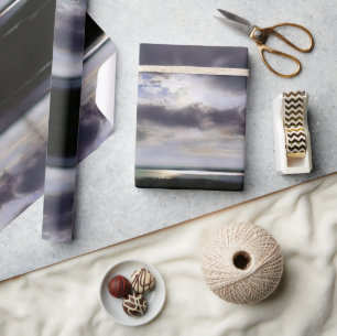 Papier Cadeau Coucher de soleil sur le lac