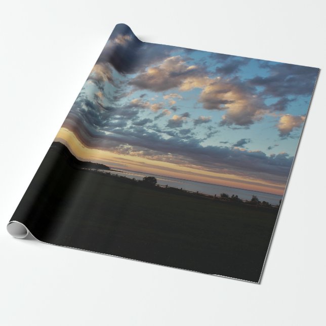 Papier Cadeau Coucher du soleil au parc provincial d'île de (Déroulé)