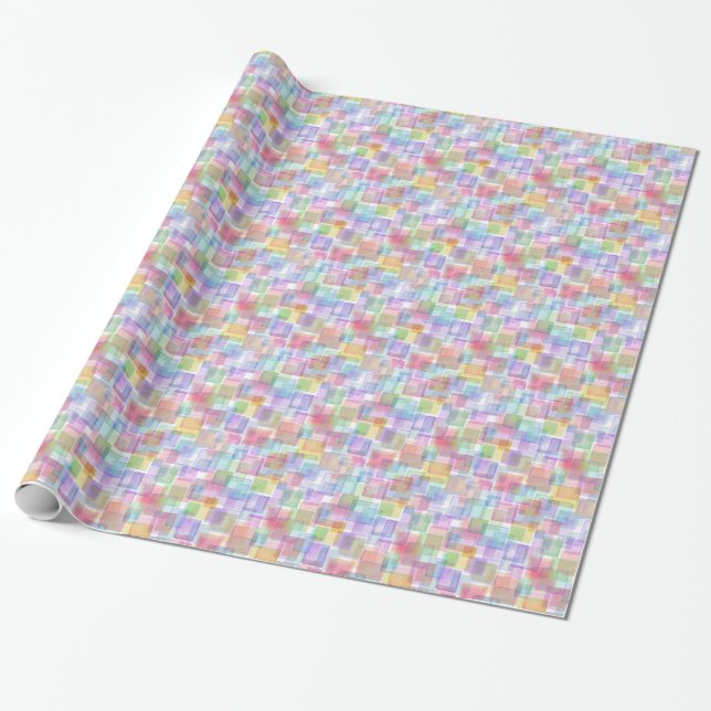 Papier Cadeau Couleur aérée brillante (Déroulé)