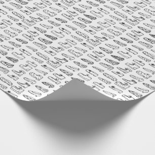 Papier Cadeau Couleur de chaussure amusante pour votre propre Mo