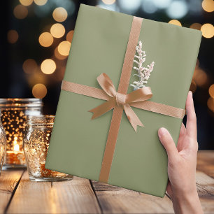 Papier Cadeau Couleur de tendance - Rouleau de papier écorce rou