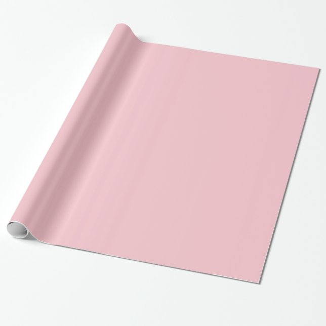 Papier Cadeau Couleur rose pâle (Déroulé)