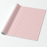 Papier Cadeau Couleur rose tendance Tons Pastel Stripes Cadeau<br><div class="desc">Branché Moderne Élégant Pastel Rose Peach Couleur Tons Grilles Artisanat Modèle & Fournitures De Fête Fournitures Enveloppement Cadeau / Matte Papier Enveloppement Cadeau.</div>
