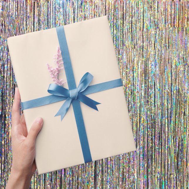 Papier Cadeau Couleur solide blanc antique (Créateur téléchargé)