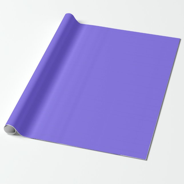 Papier Cadeau Couleur solide bleu ardoise moyenne (Déroulé)