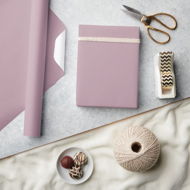 Papier Cadeau Couleur solide mauve claire (Artisanat)