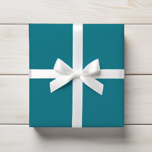 Papier Cadeau Couleur solide Peacock bleu turquoise Turquoise pr