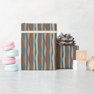 Papier Cadeau Couleur Texturée Damier Rayé