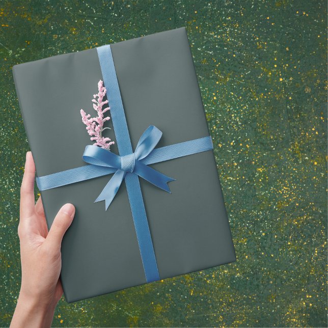 Papier Cadeau Couleur Turquoise méditerranéenne (Créateur téléchargé)