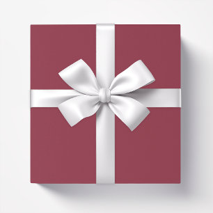 Papier Cadeau Couleur uni Garnet rouge foncé