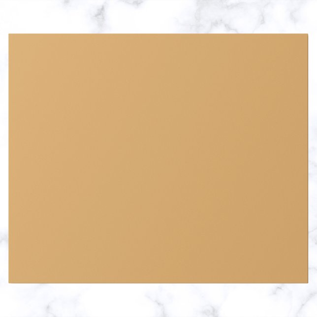 Papier Cadeau Couleur uni jaune Terre (Créateur téléchargé)