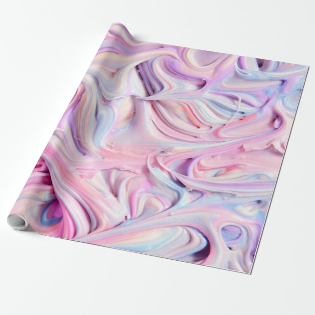 Papier Cadeau Couleurs de licorne (Déroulé)