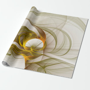 Papier Cadeau Couleurs Métalliques Précieuses Abstraites Moderne