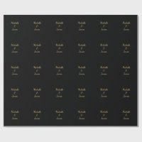 Couleurs Noir & Or Professionnel Tendance Moderne