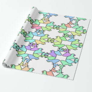 PAPIER CADEAU COULEURS PASTEL