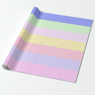 PAPIER CADEAU COULEURS PASTEL 