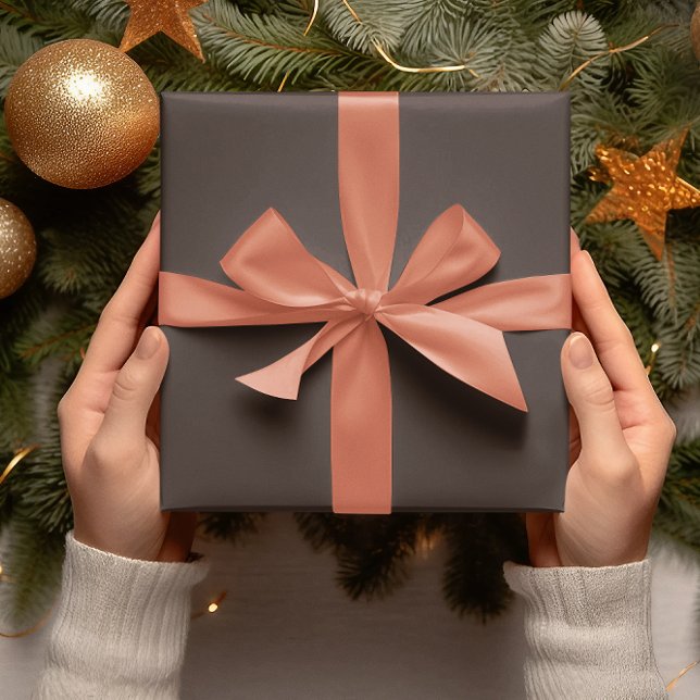 Papier Cadeau Couleurs tendance - Couleur Brown café - Rouleau s (Créateur téléchargé)