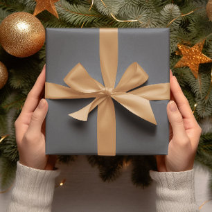 Papier Cadeau Couleurs tendance - Couleur gris ardoise - Rouleau