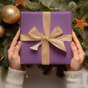 Papier Cadeau Couleurs tendance - Couleur pourpre prune - Roulea