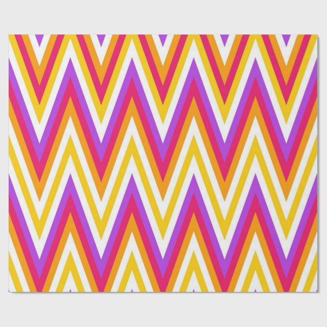 Papier Cadeau Couleurs vives (Plat)