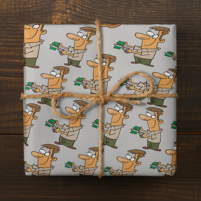 Papier Cadeau Couper de l'argent (Créateur téléchargé)