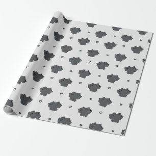 Papier Cadeau Couple de Bulldog français