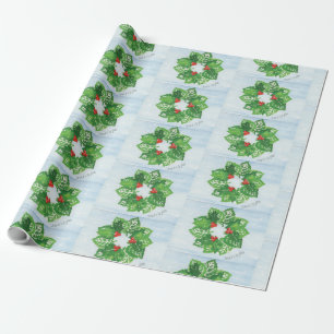 Papier Cadeau Couronne de Feuille - Art pour enfants pour CHOC