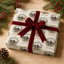 Couronne de Noël élégante rouge et verte Photo