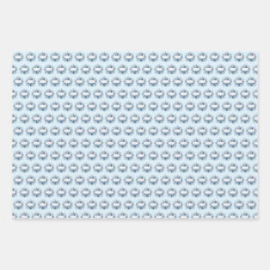 Papier Cadeau Couronne Petit Prince Bleu Royal
