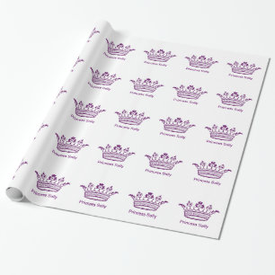 Papier Cadeau Couronne royale pourpre