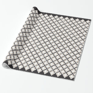 Papier Cadeau Couronnes de Noël