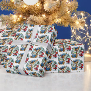 Papier Cadeau Courrier de rennes du Pôle Nord de Noël