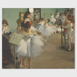 Papier Cadeau Cours de danse de Degas Danseurs de ballet Danseus